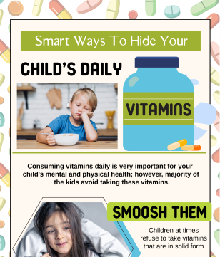 Ways you can Hide your child's daily Vitmains - Infograph