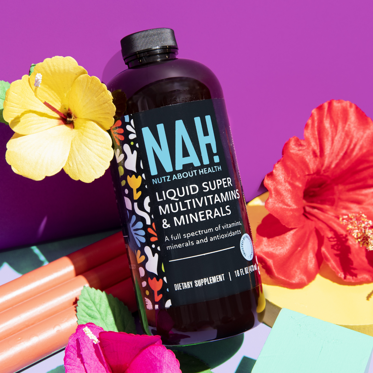 Liquid Super Multivitamins & Minerals NUTZABOUTHEALTH